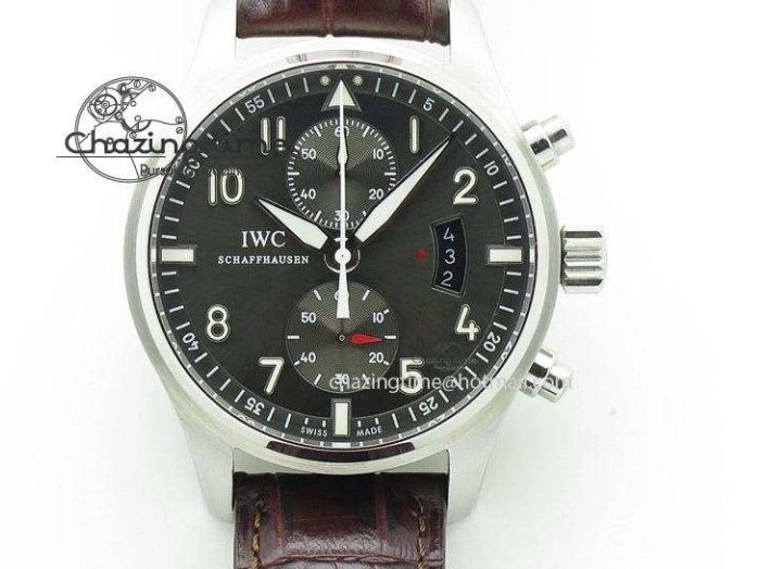 MIROTIME 0327 Snug Portofino IW391022 SS ZK 1:1 Best Edition White Dial Gold Markers On Black Leather Strap A 7130